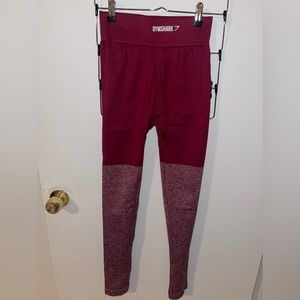 Gymshark legging size small. Multi colored. Never worn